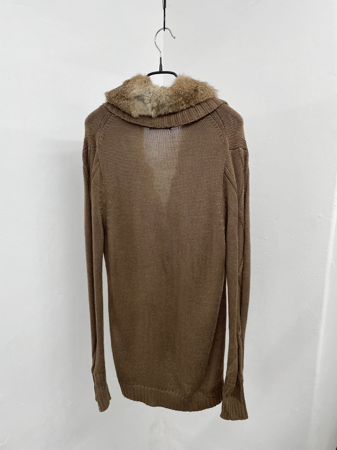 브라운 꽈배기 버튼 니트 가디건 상품이미지4