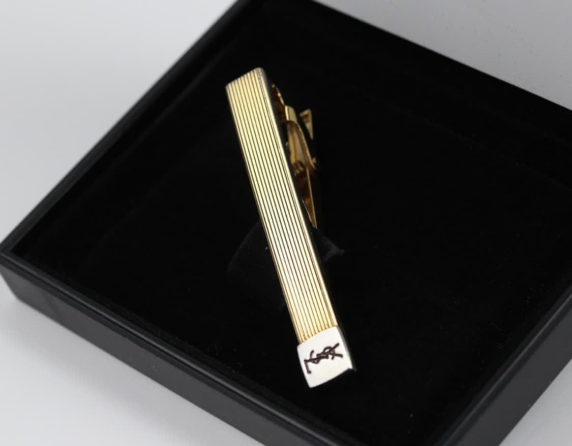 입생로랑 A-등급 5.2cm 남자 명품 넥타이핀 빈티지 상품이미지1