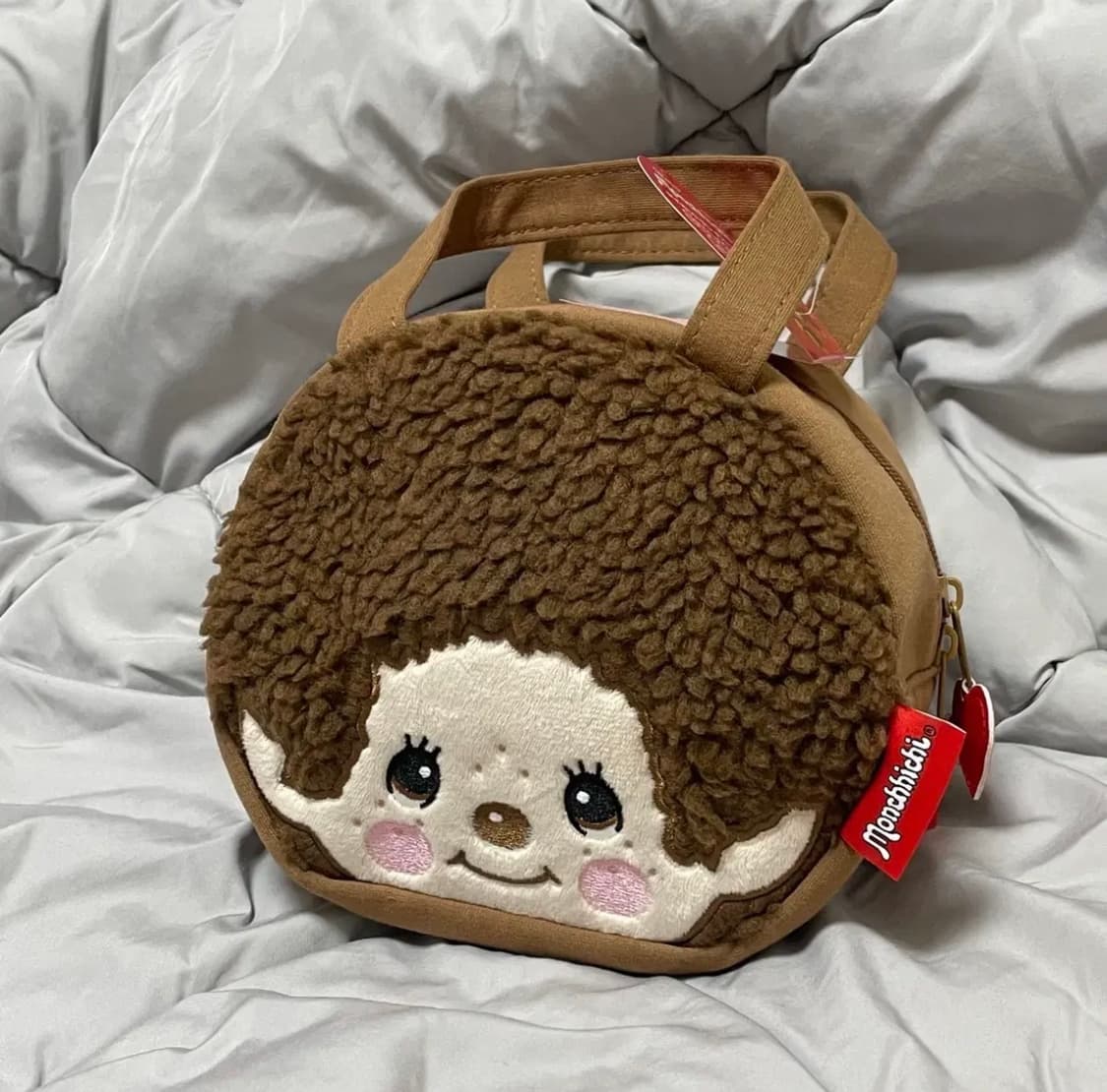 몬치치 스웨이드 얼굴 페이스 가방 상품이미지3