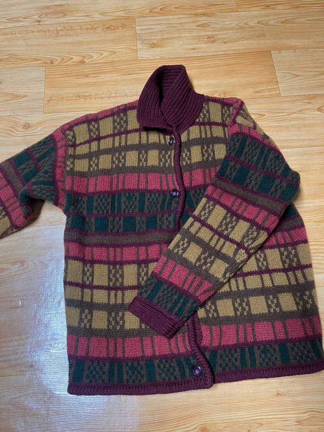 울 니트 가디건 상품이미지1