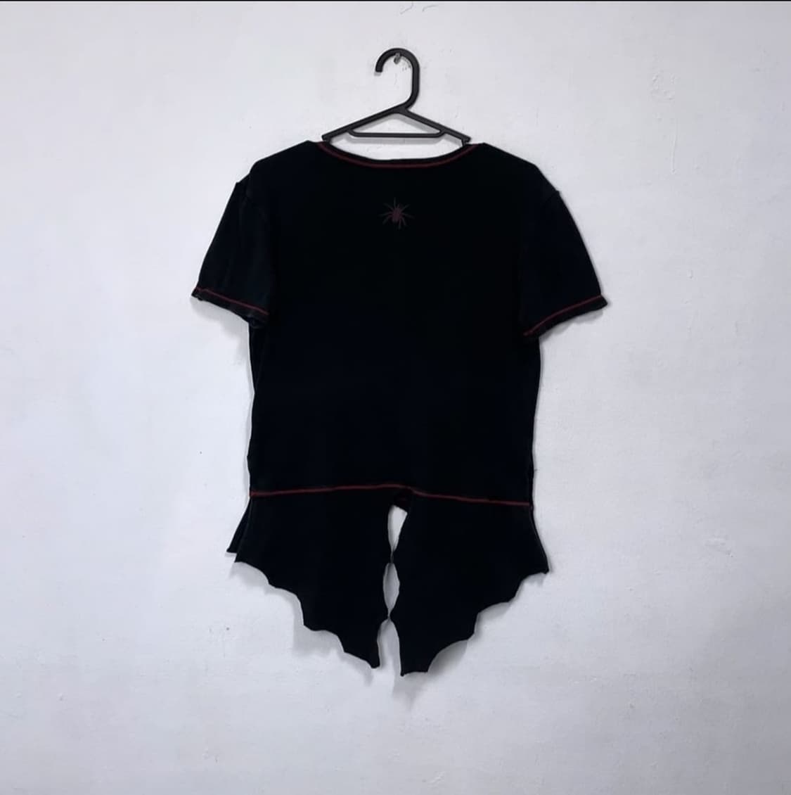 무사시 고딕 고스 펑크 언발란스 날개쉐입 반팔 상품이미지2