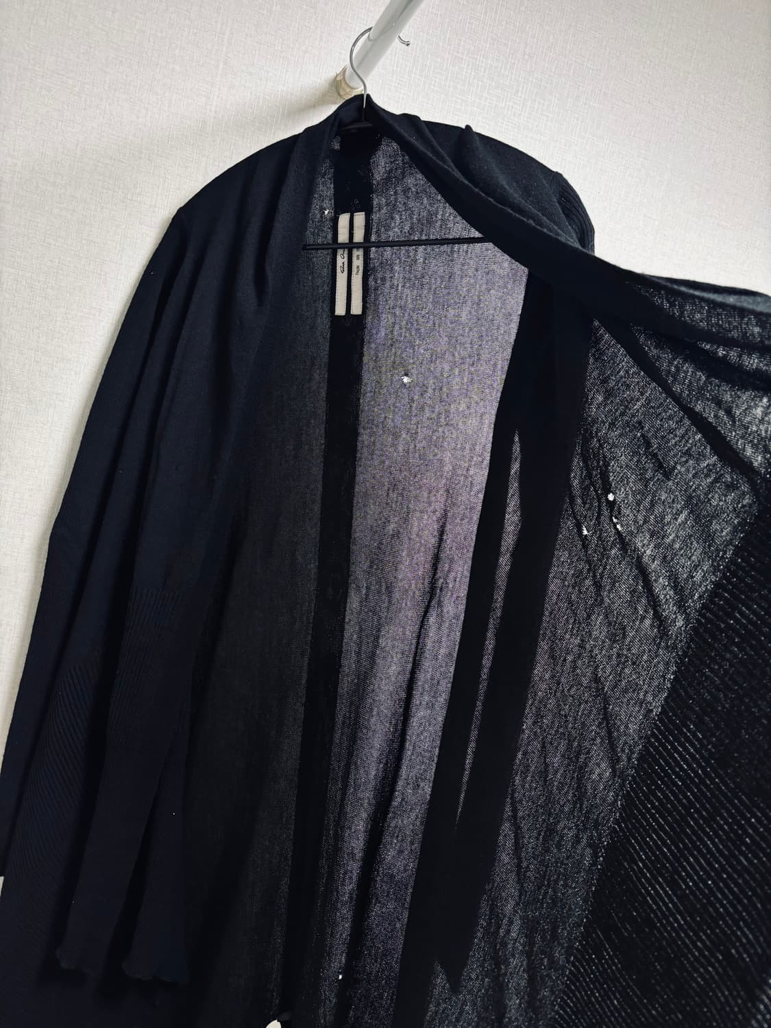 Rick Owens 릭오웬스 롱 드레이프 가디건 상품이미지5