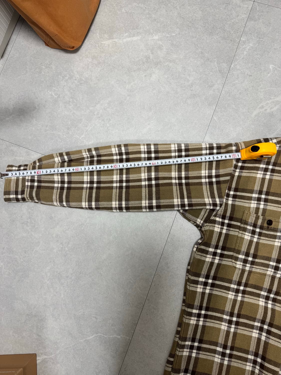 더블알엘 rrl 브라운 체크 플란넬 셔츠 105사이즈감 랄프로렌 상품이미지7