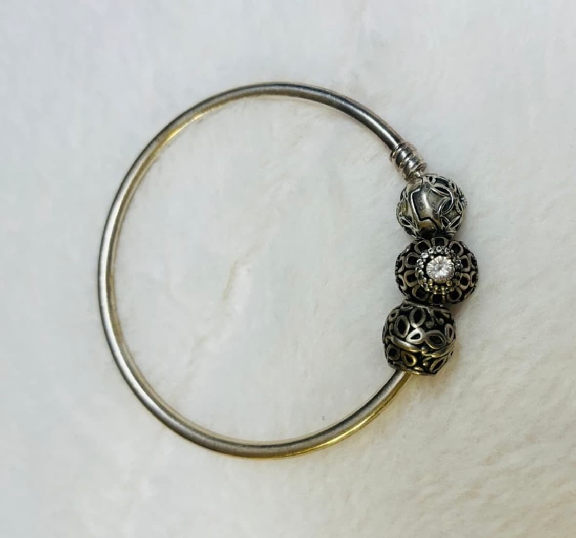 판도라 팔찌 + 참 장식 풀세트 / 판도라 실버 팔찌 / 판도라 상품이미지4