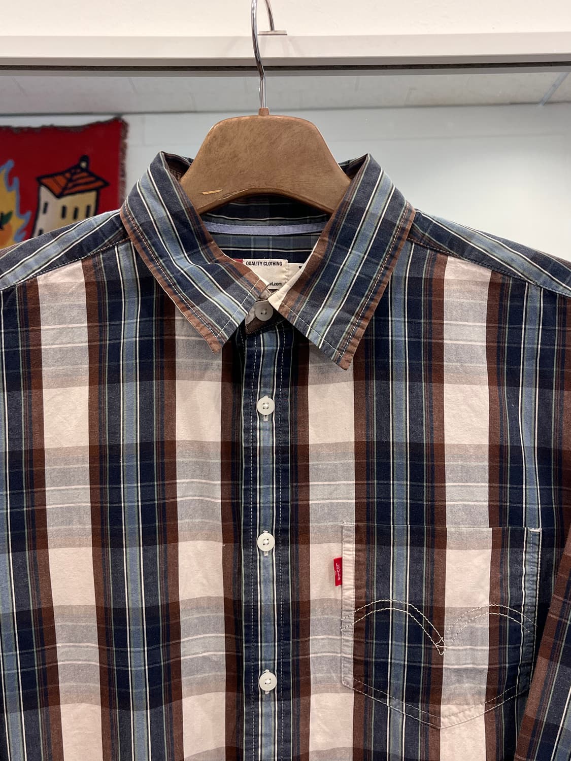 Levis 리바이스 체크 셔츠 상품이미지2