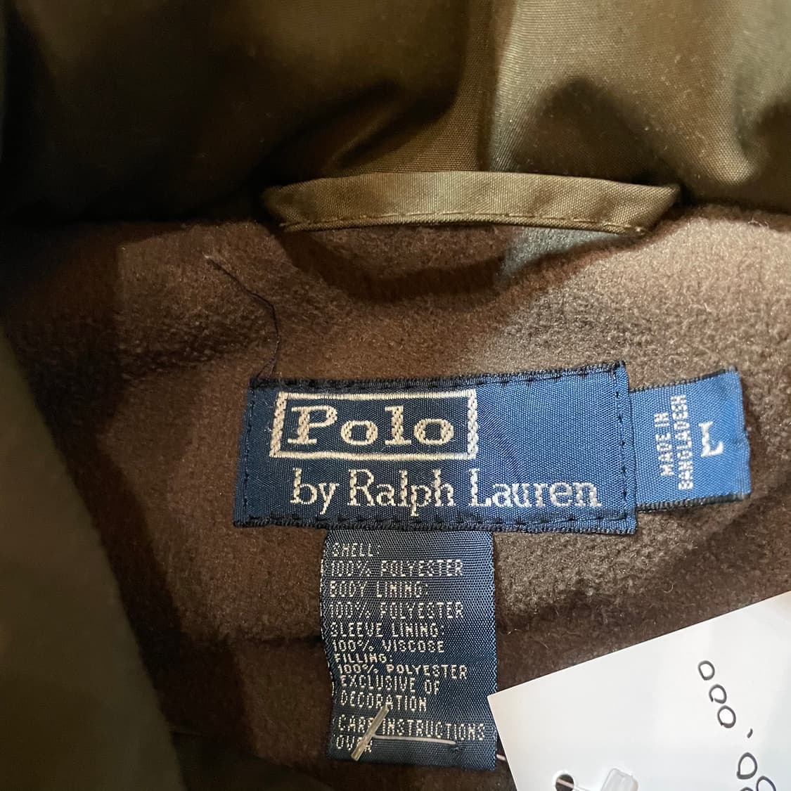 폴로 브라운 기모 페리자켓 상품이미지3