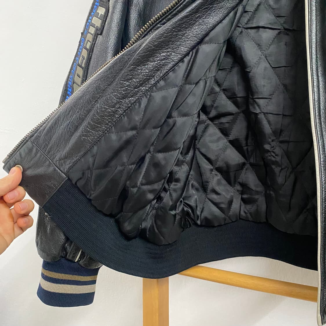 L fubu 레더 스타디움자켓 상품이미지5