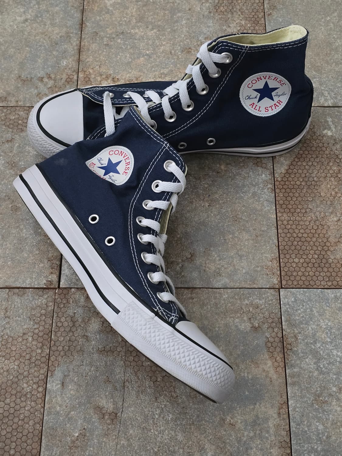 (250)컨버스 척테일러 올스타 하이 네이비 상품이미지4