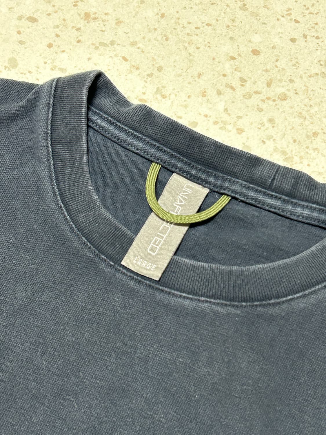 Unaffected Contrast Panel L/S Navy L 상품이미지3