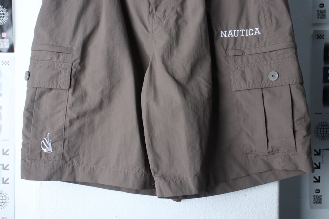 (L-XL) 노티카 반바지 팬츠 브라운 밴딩 우븐 스웜 카고-P9676 상품이미지4