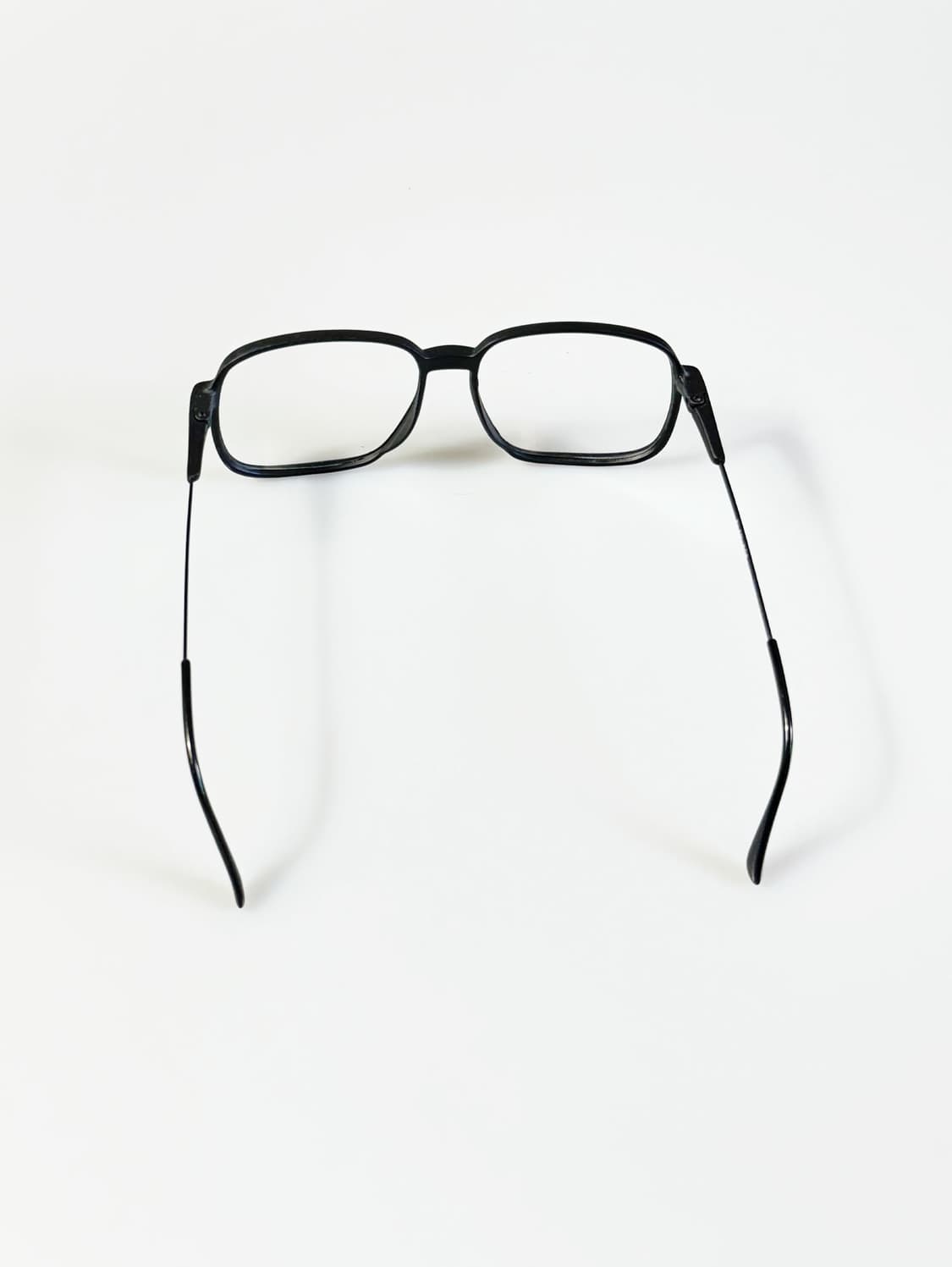80s ALAN 블랙 뿔테 레트로 스퀘어 빈티지 안경 상품이미지6
