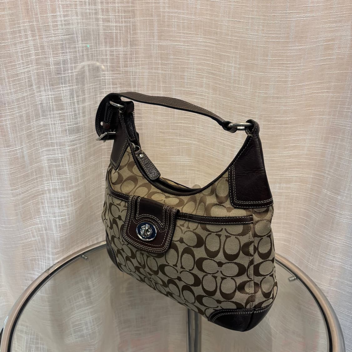 정품 코치 호보 숄더백     상품이미지3