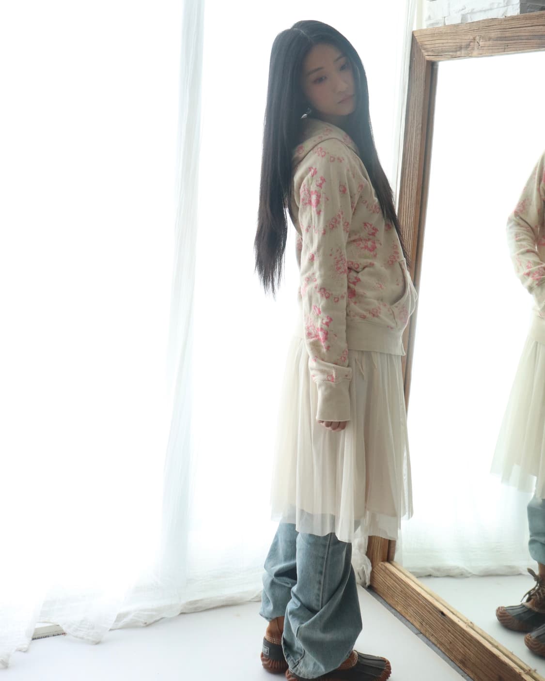 [Cabbages&Roses] Rose Toile Hoodie 상품이미지6