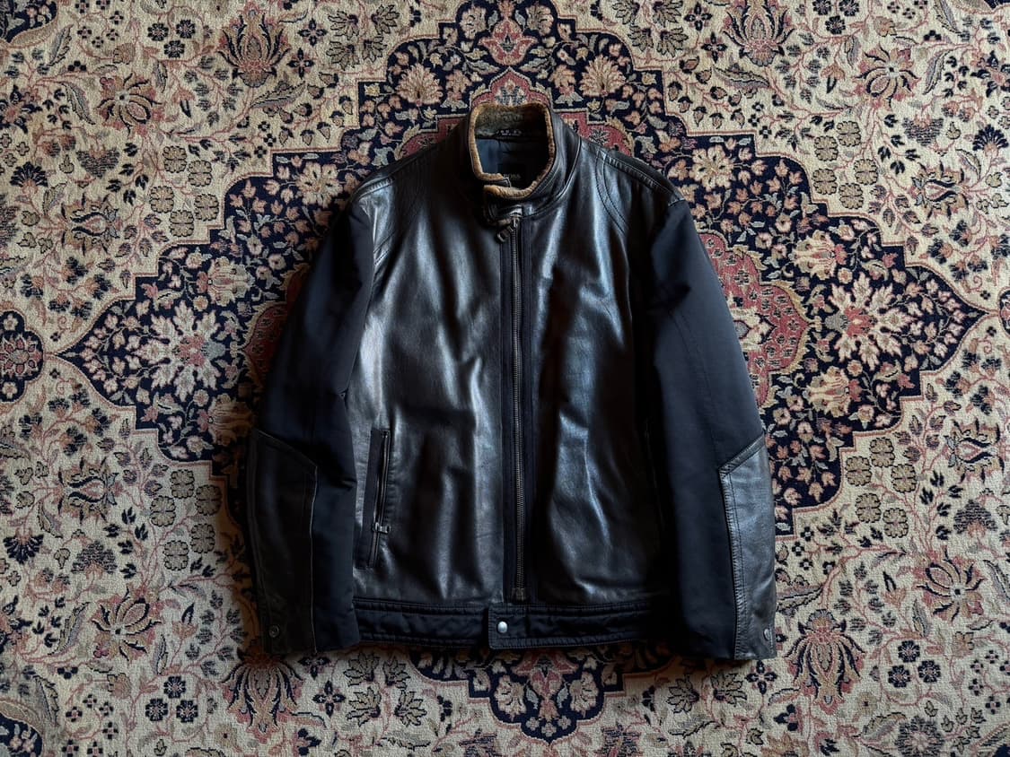 휴고보스 램스킨 싱글라이더 레더 자켓 100 상품이미지1