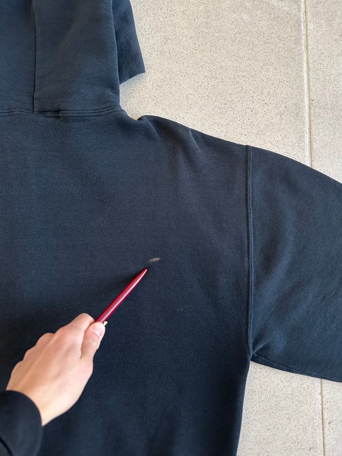 00s 빈티지 러셀 후드집업 블랙 M 상품이미지6