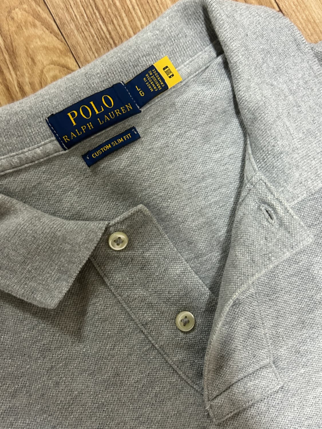 폴로랄프로렌 클래식핏 폴로 셔츠 / 그레이 상품이미지3