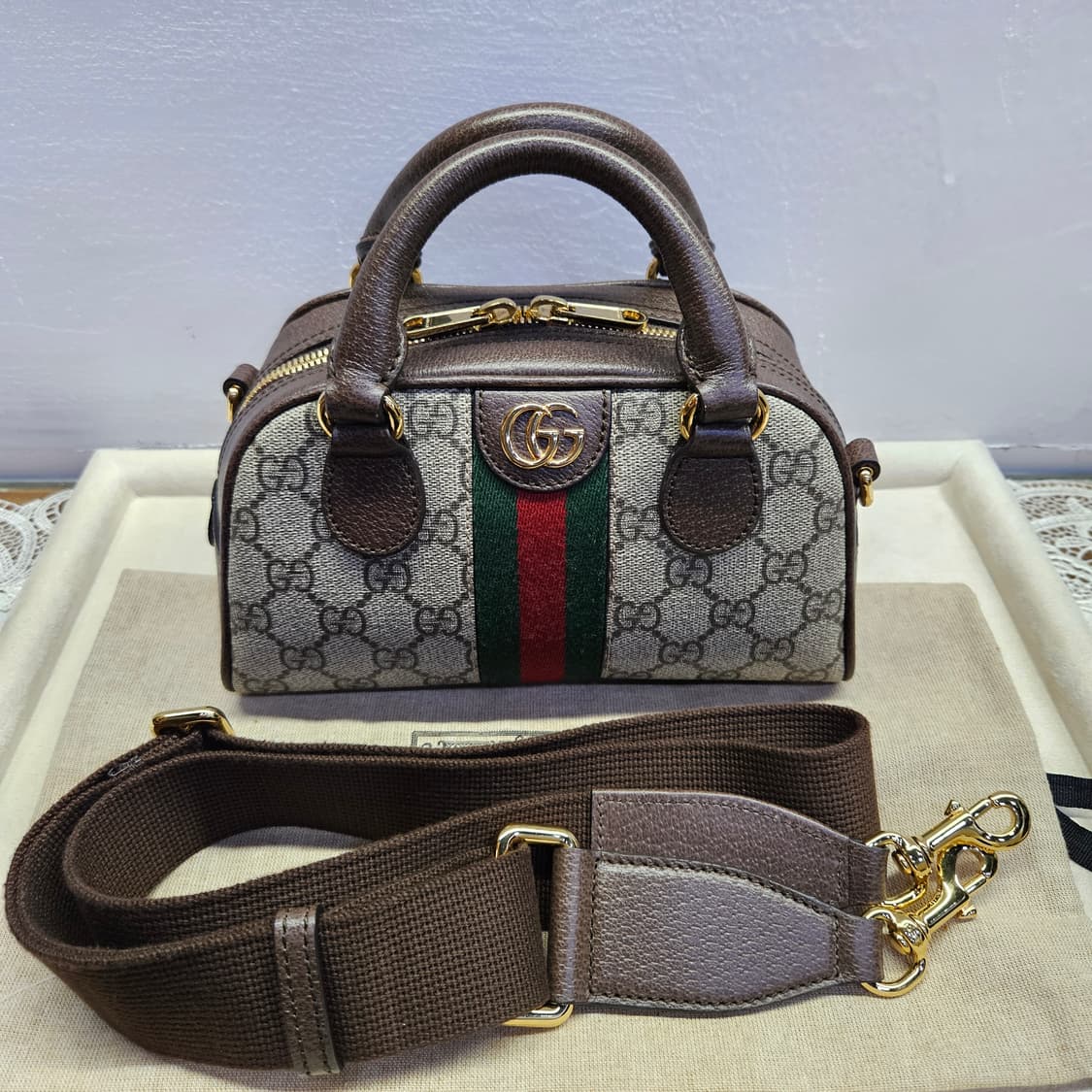 구찌 오피디아 GG 탑핸들 미니크로스 상품이미지1