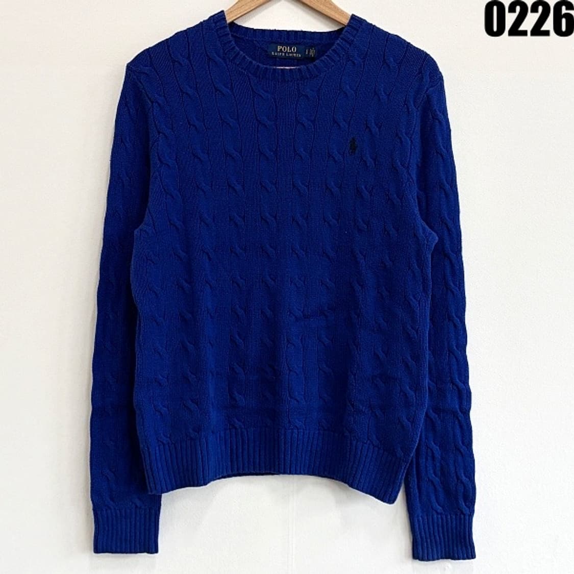  폴로 랄프로렌 케이블 코튼 니트 스웨터 S 0226  상품이미지1