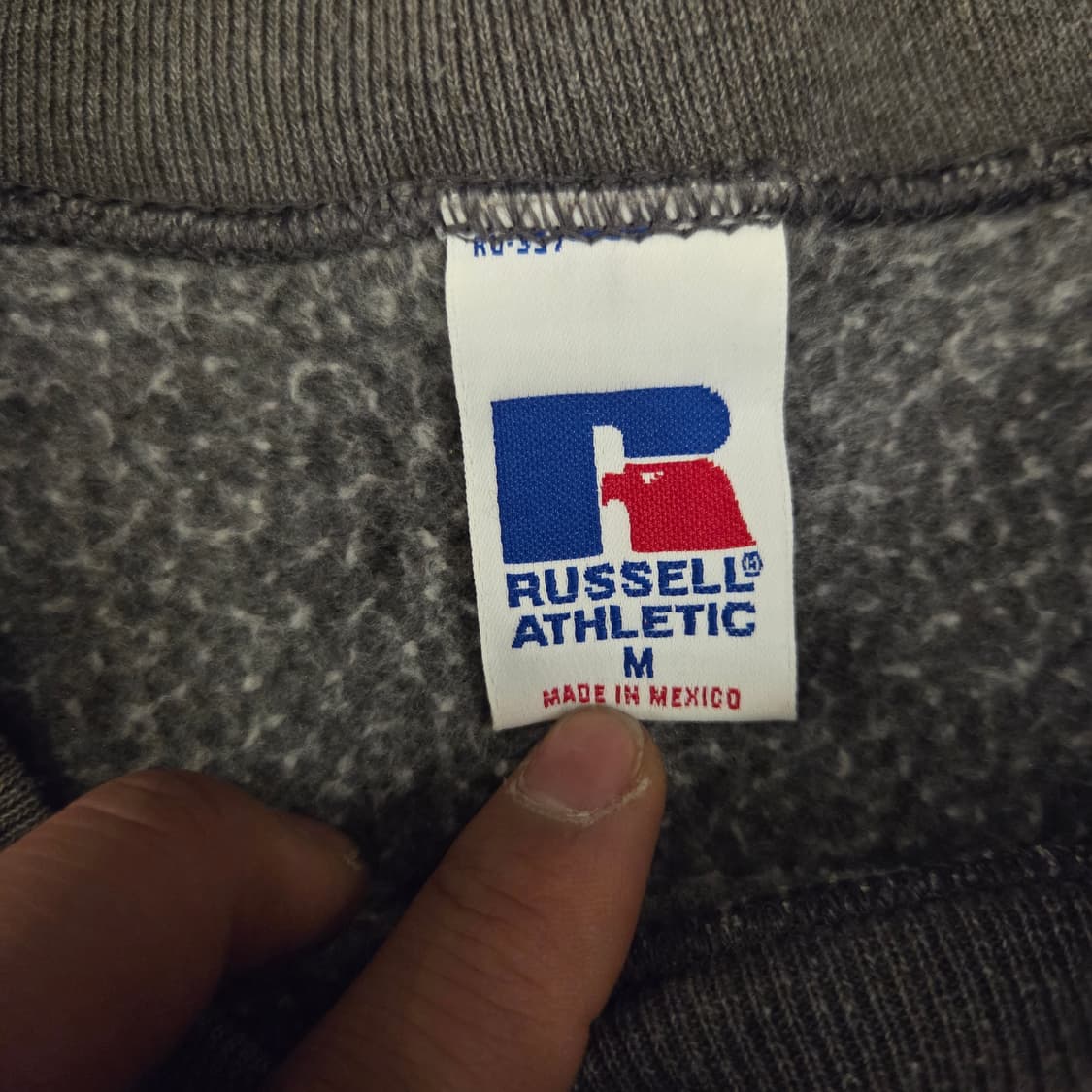 90s 빈티지 러셀 스웻셔츠 다크 그레이 M 상품이미지5