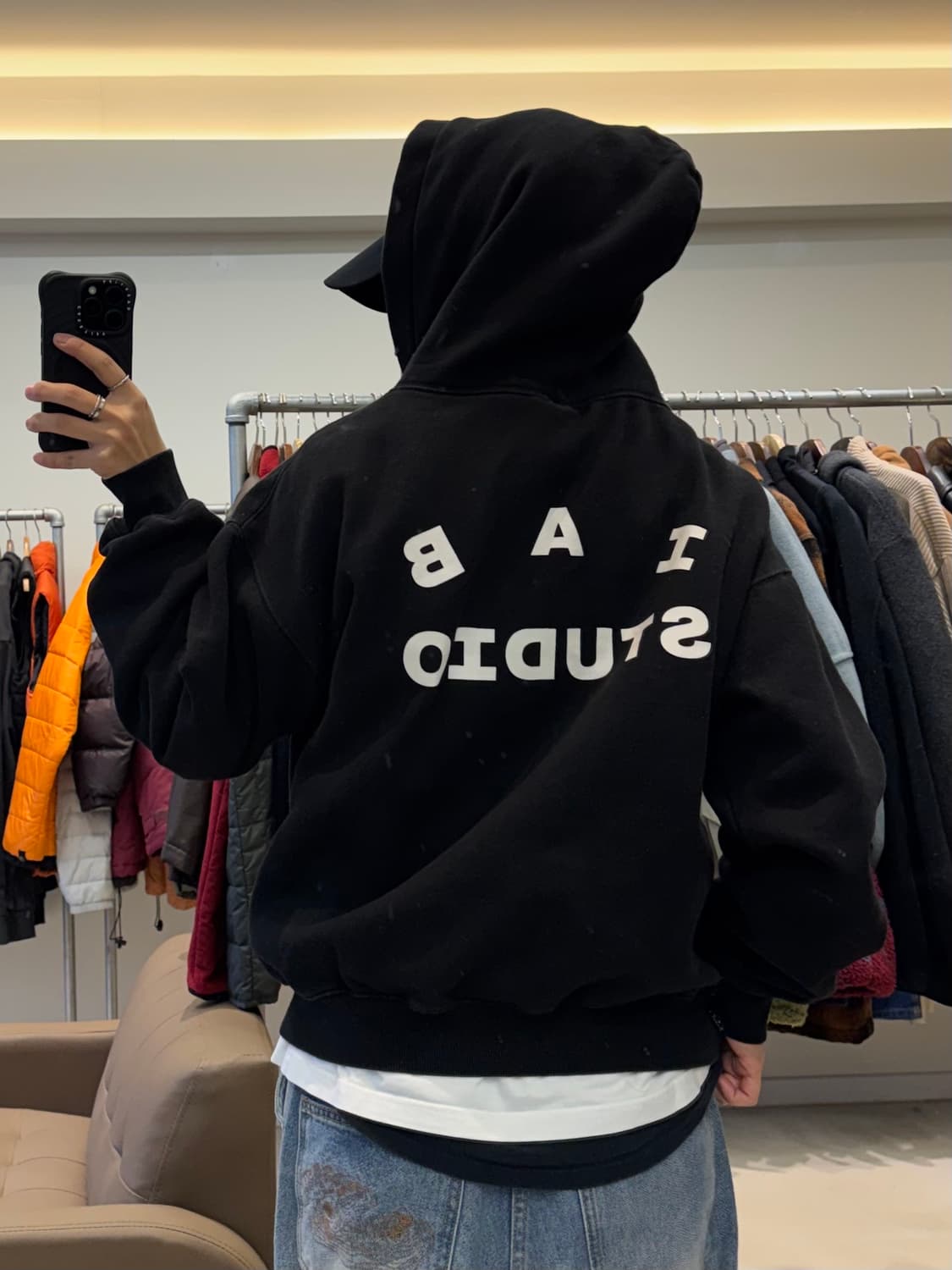 아이앱스튜디오 후드 블랙 상품이미지6