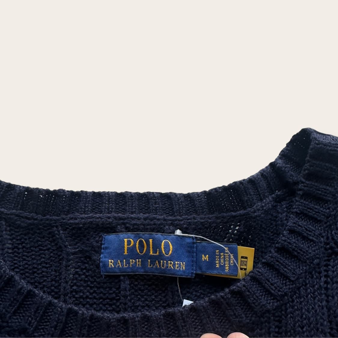 폴로 랄프로렌 딥네이버 케이블 니트 상품이미지3