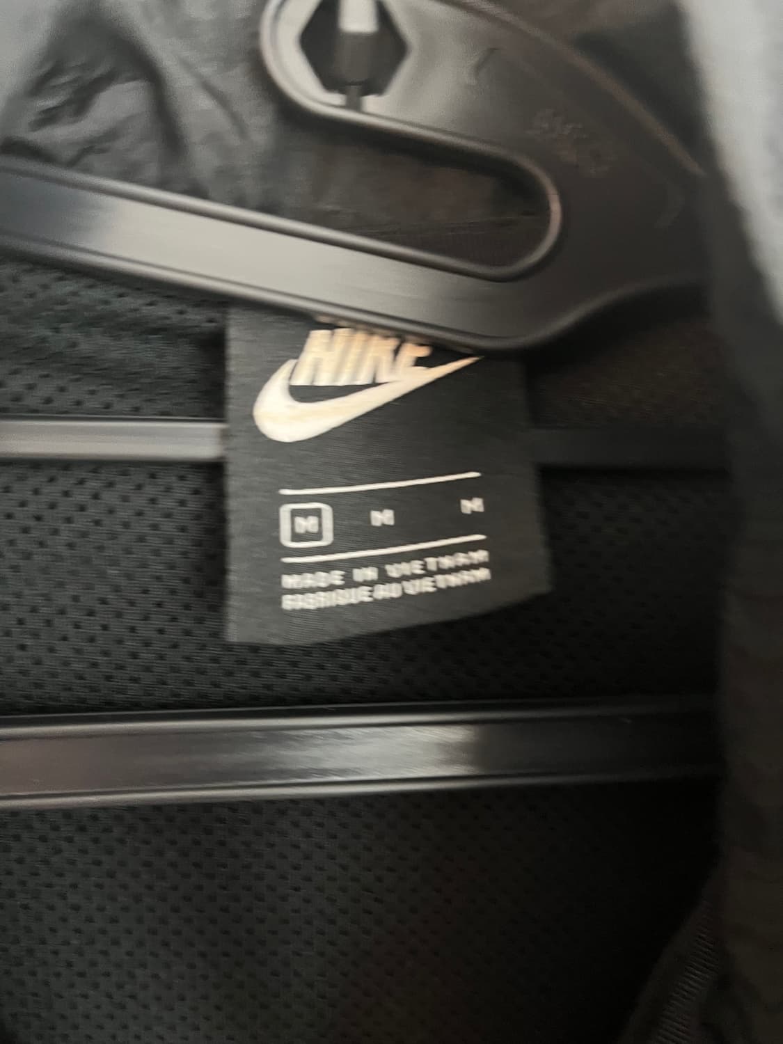 나이키 빅스우시 우븐 바람막이 블랙/화이트 [M] 상품이미지5