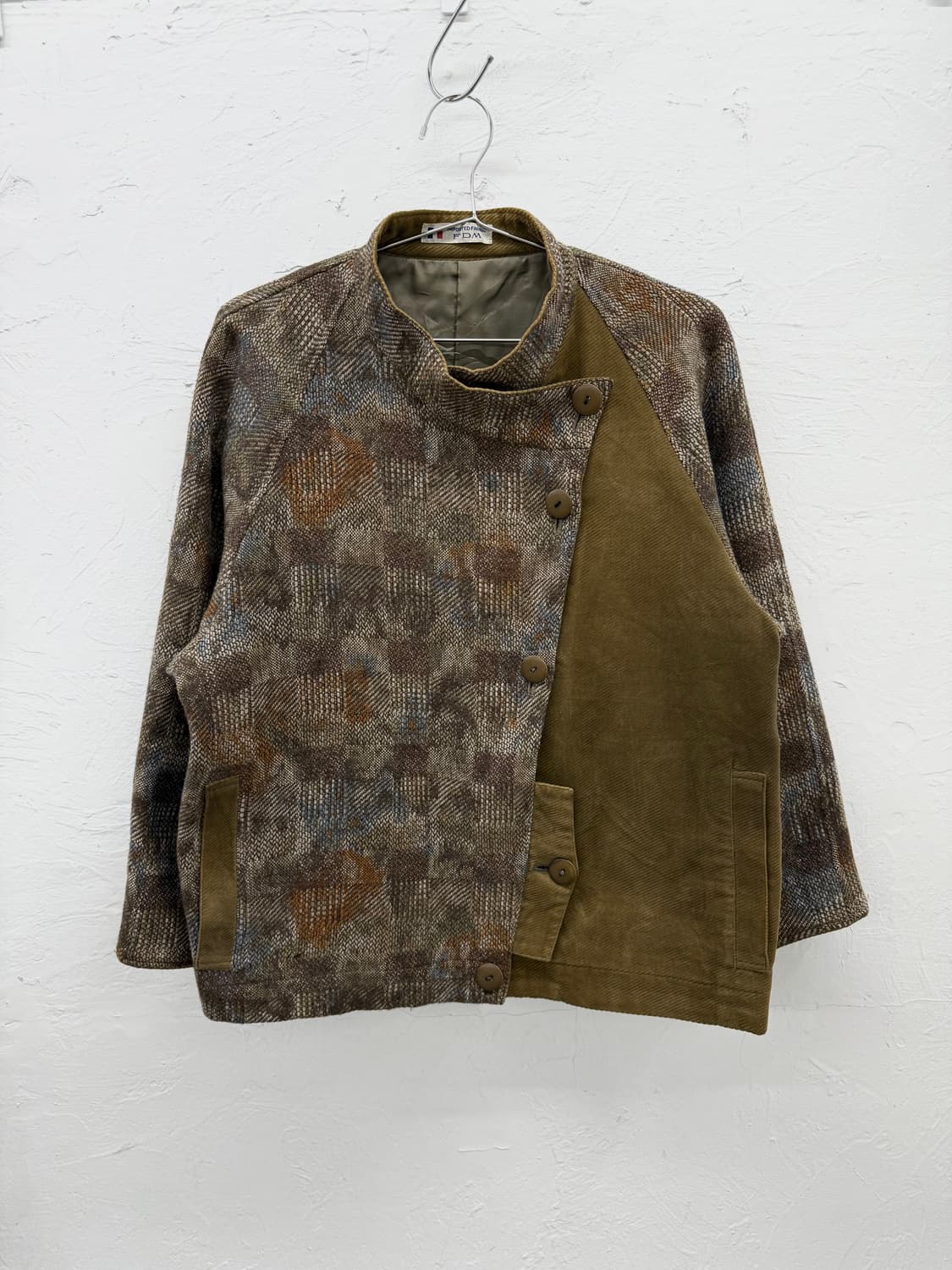 fdm 믹스드 버튼 자켓 상품이미지1