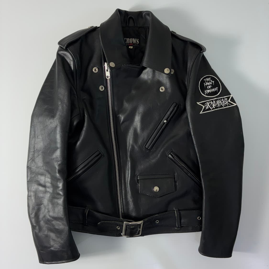 Crows  크로우즈 워스트 무장전선 TFOA 가죽 라이더 자켓 상품이미지2