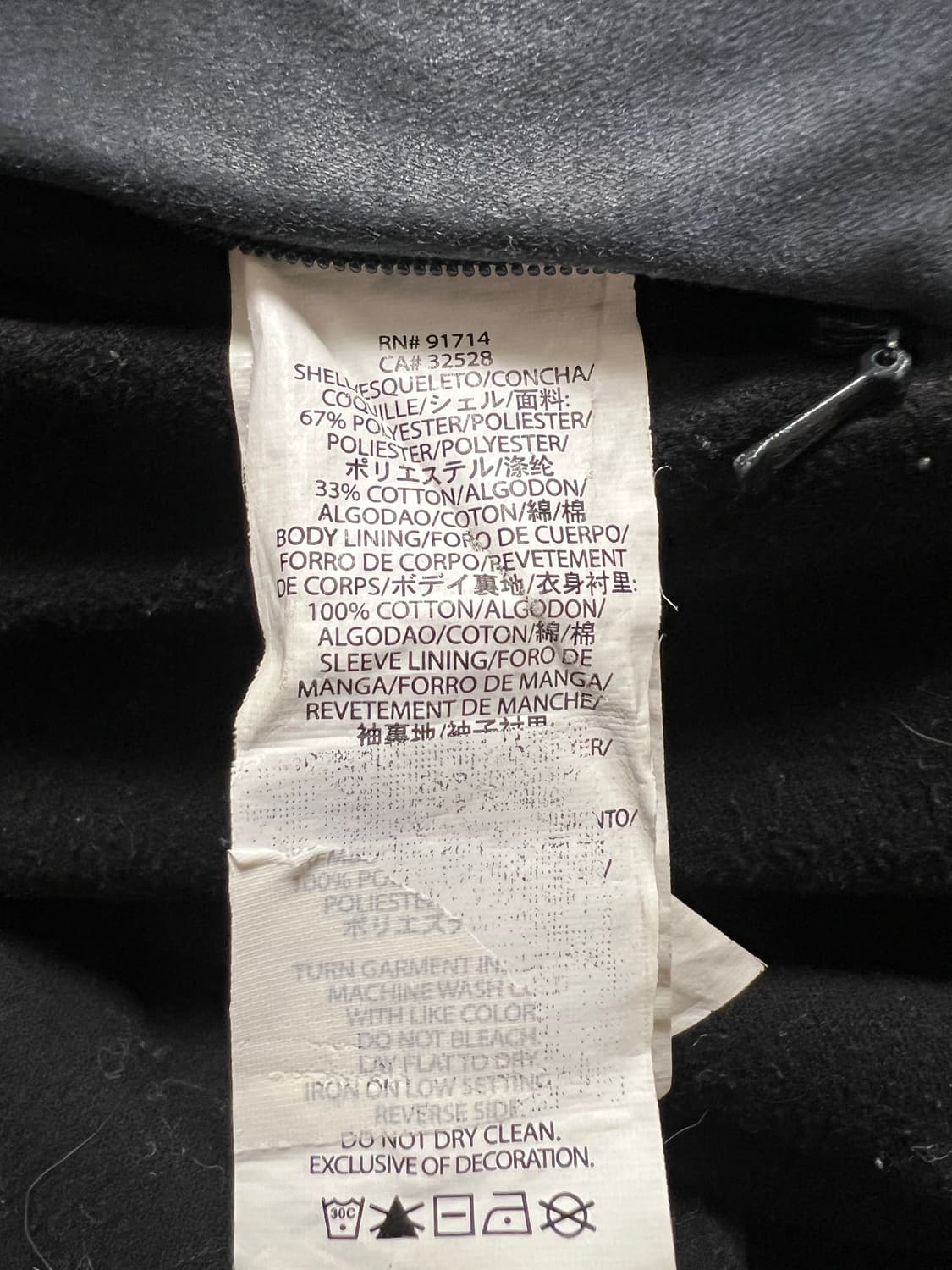 A|X 아르마니 익스체인지 워시드 후드 파카 / 밀리터리 그레이 / M  상품이미지10