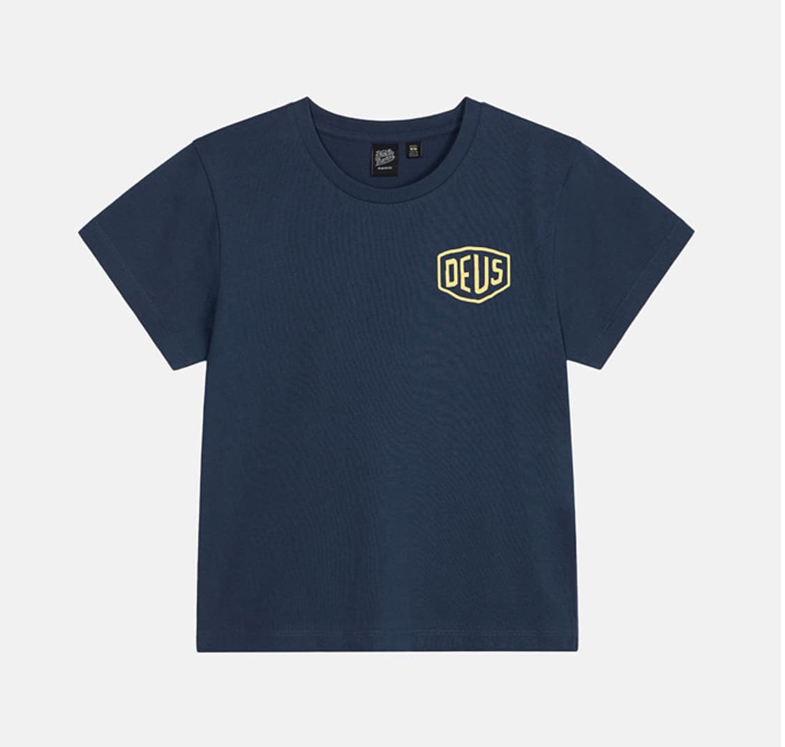 데우스 반팔 W. Seoul College Address Tee 네이비 상품이미지1