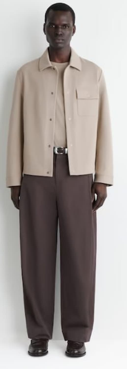 COS 코스 저지 트윌 셔츠 재킷 몰 S 상품이미지1