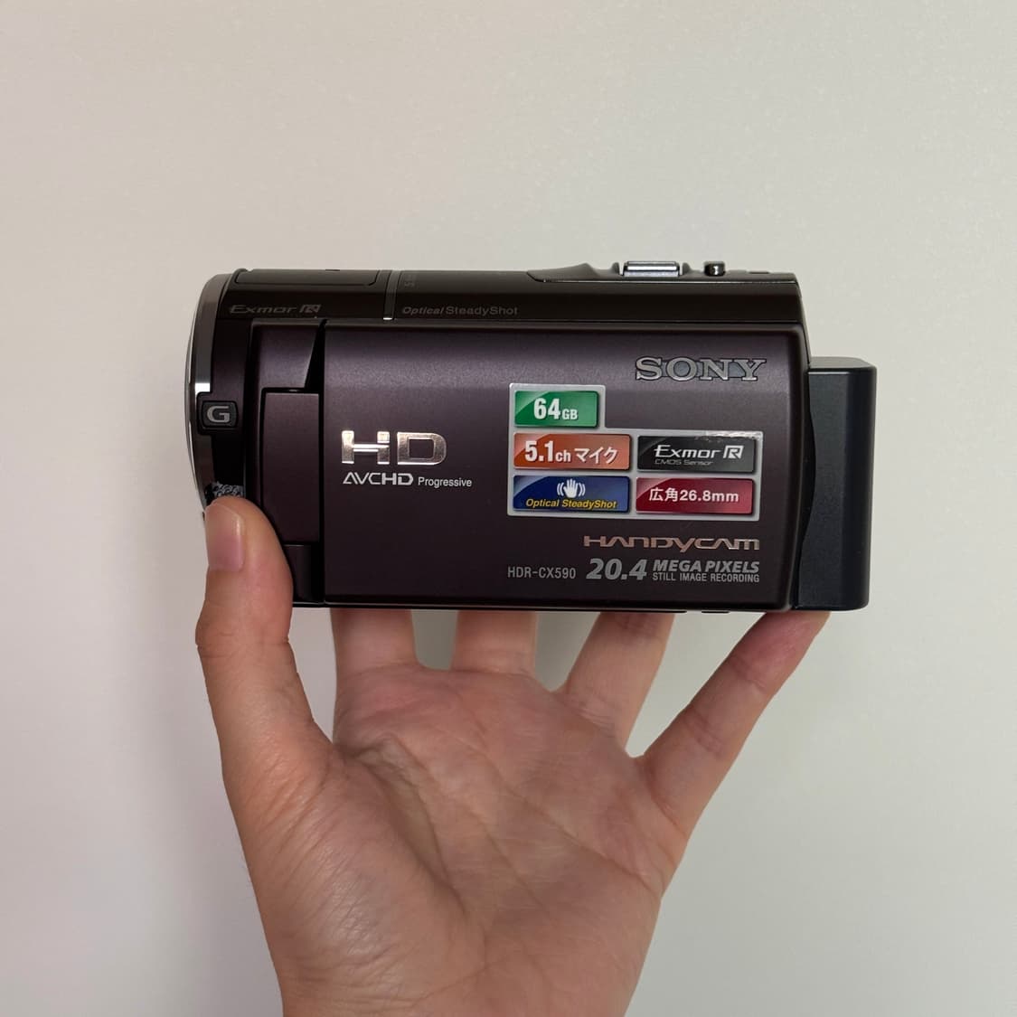 풀박스 SONY HDR-CX590V 소니캠코더 소니 빈티지캠코더 디카 상품이미지3