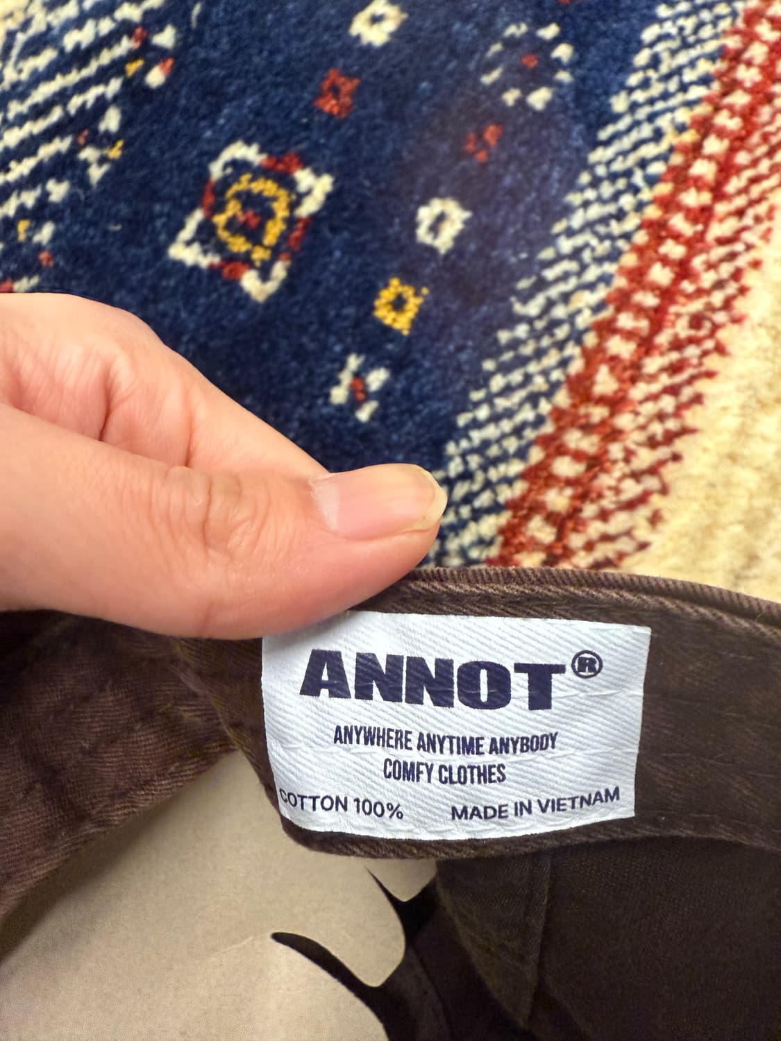 Annot 브라운 뉴욕로고 캡 상품이미지2