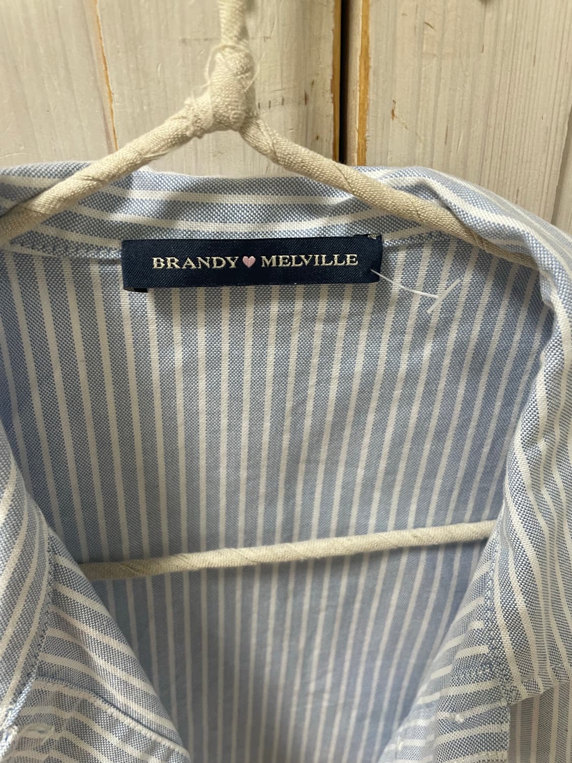 브랜디멜빌 블루 스트라이프 rue 블라우스 반팔 셔츠 상품이미지4