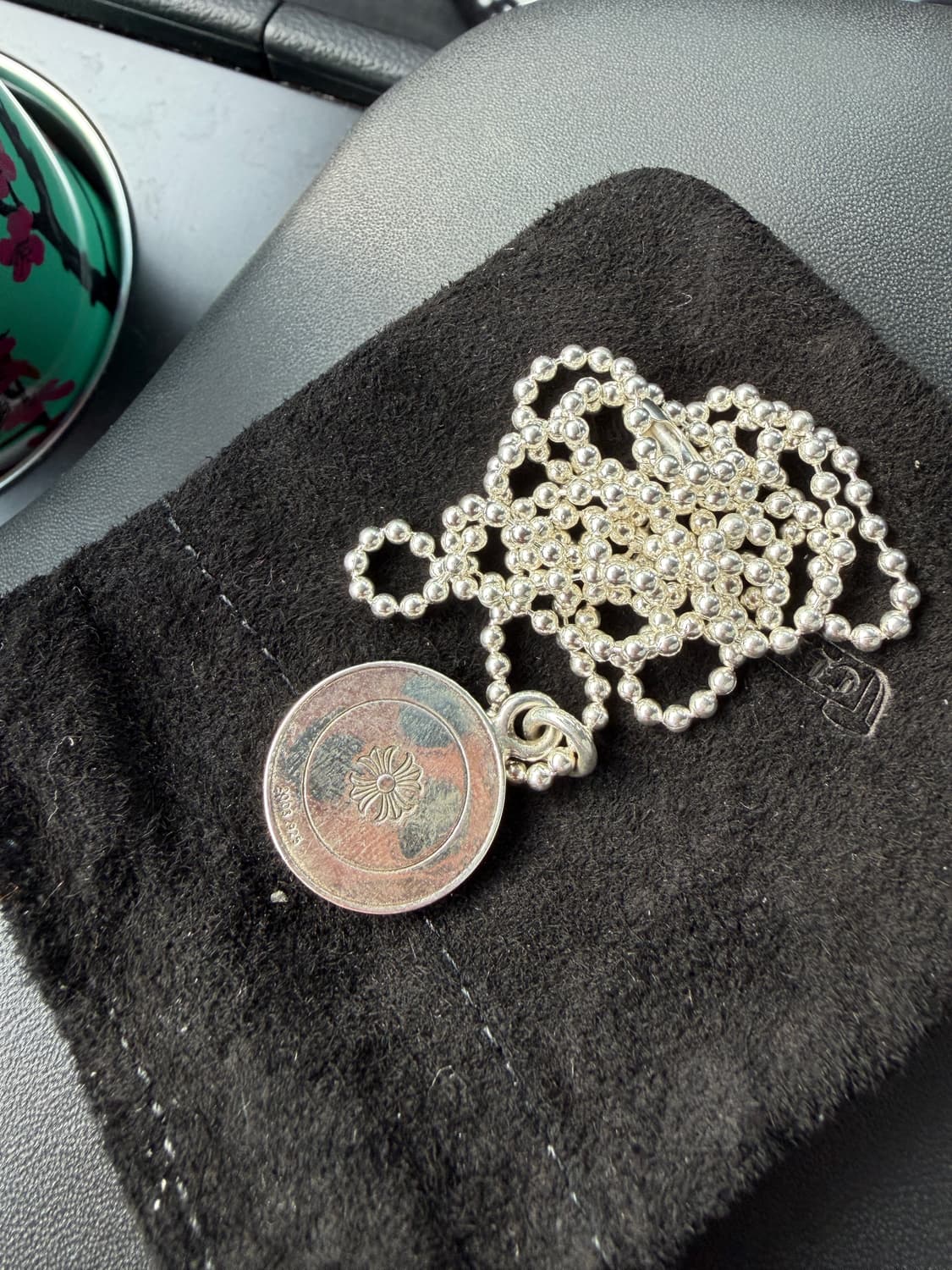 크롬하츠 엔젤 메달 펜던트+볼체인 상품이미지2