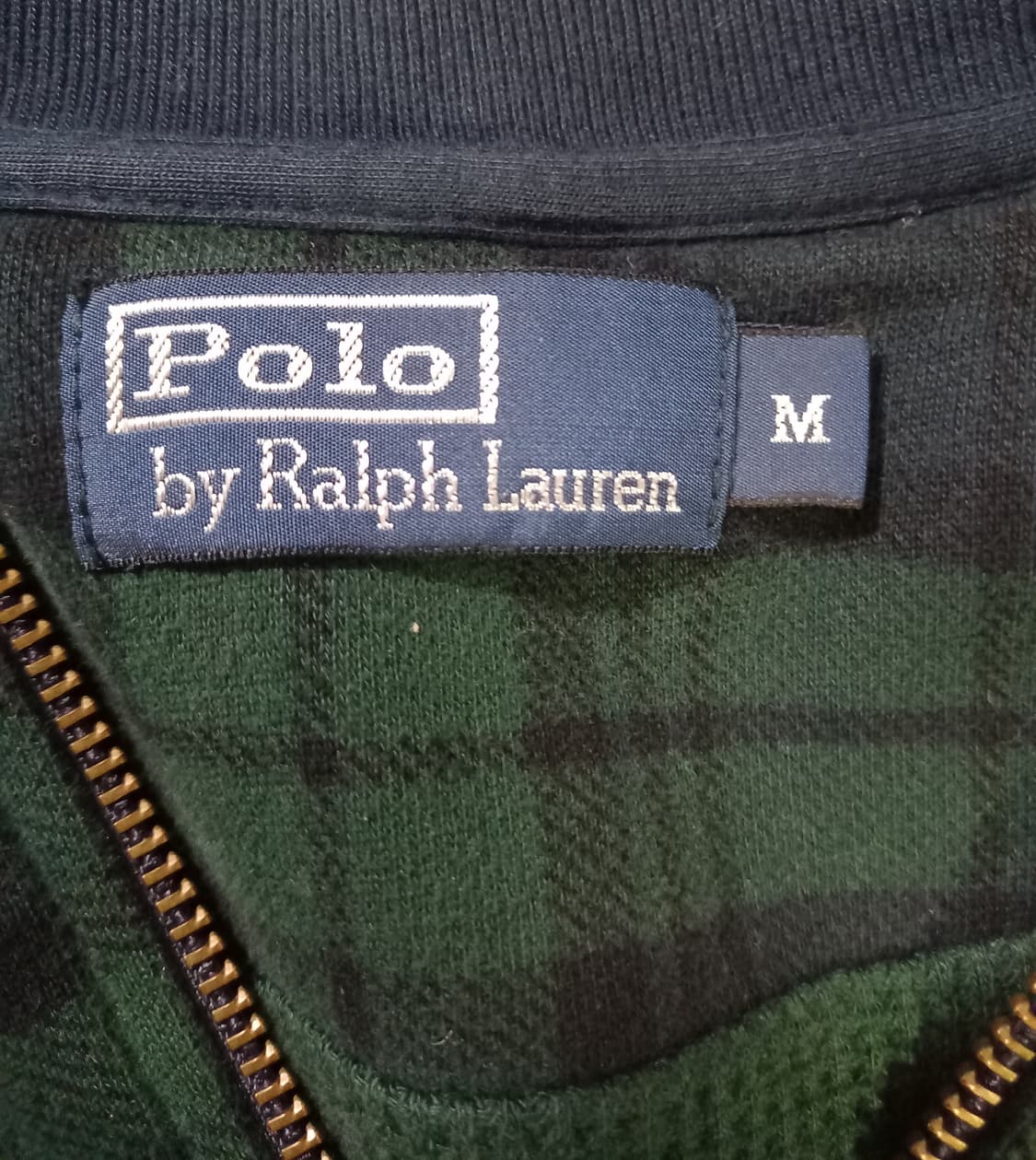 폴로 POLO 블랙워치 타탄체크 집업 95/M 상품이미지3