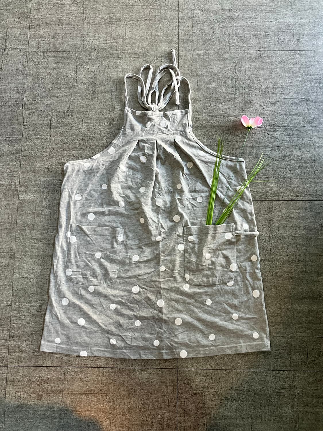 일본빈티지 하구미모리걸 달천깔페어리 도트땡땡이 레이어드 슬립원피스 상품이미지1