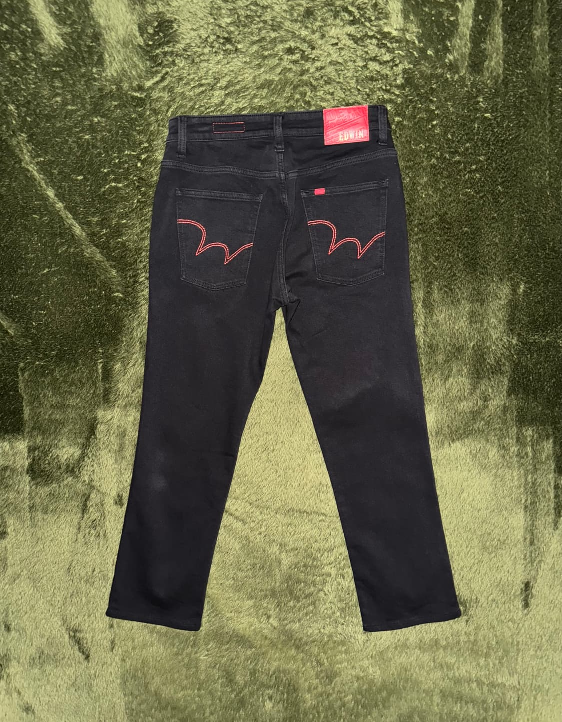 [31] EDWIN 에드윈 재팬 윈터 코튼 팬츠 워시드 블랙 상품이미지7