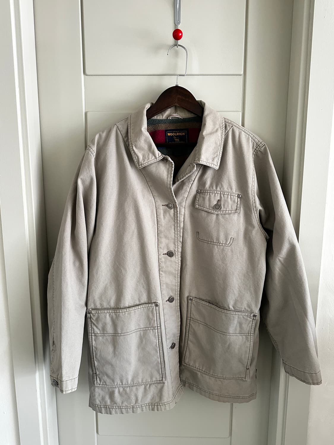 WOOLRICH 블랭킷 라이닝 캔버스 초어 자켓 상품이미지2