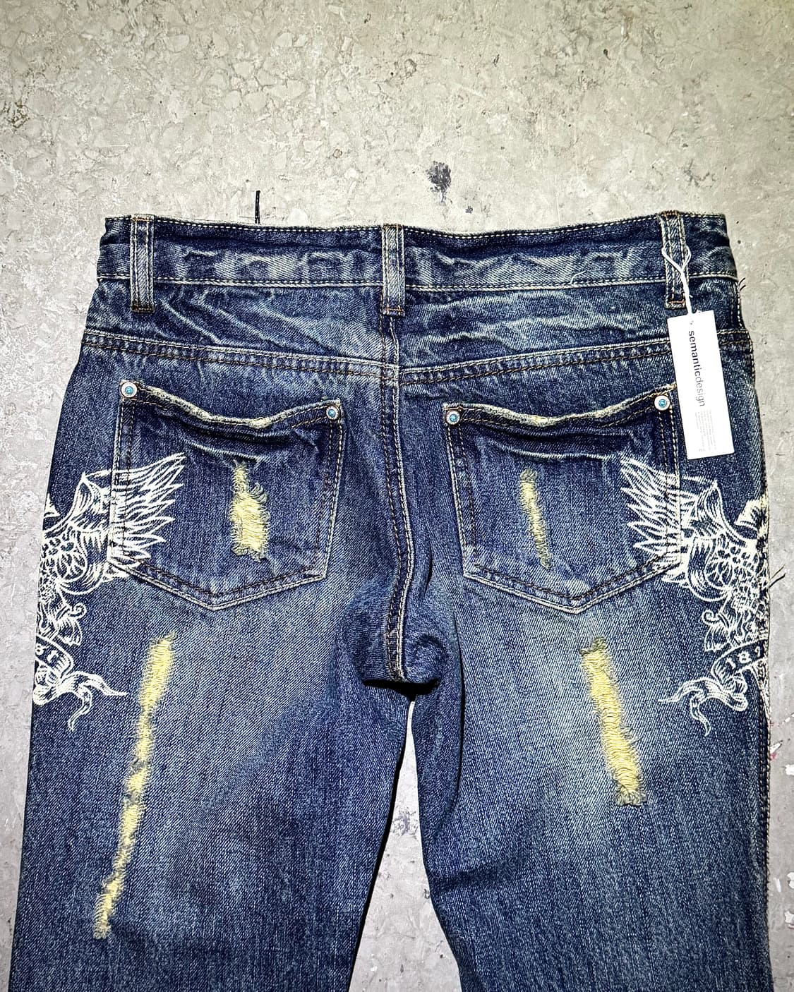 semantic design – Eagle Printed Boot-cut 상품이미지9