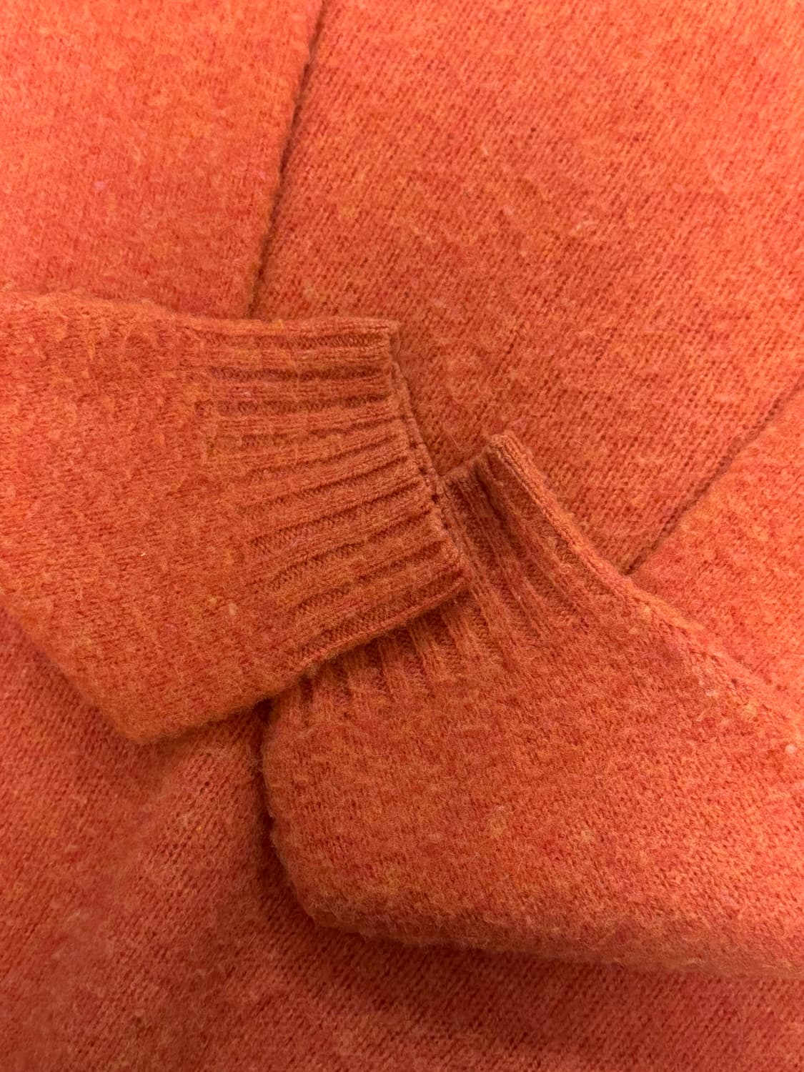 XL) 할리오브스코틀랜드 쉐기독 니트 오렌지 상품이미지3