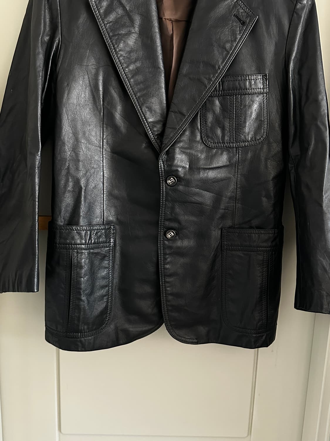 SANSURI 레더 테일러드 자켓 상품이미지2