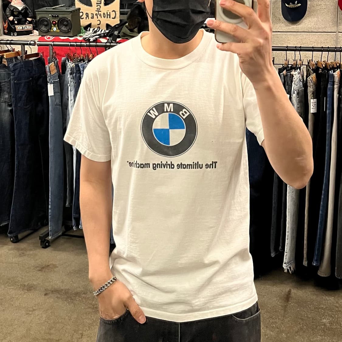 90s 빈티지 BMW 로고 티셔츠 (100) 상품이미지6