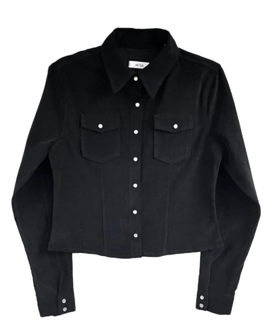 애즈온 제니스 블랙 셔츠JENNIS CORDUROY SHIRT / BLA 상품이미지1