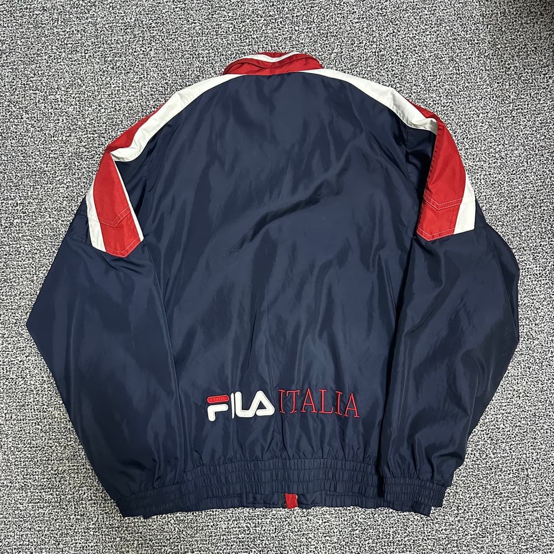 (L) 휠라 FILA 바람막이 네이비 레드 화이트 상품이미지4