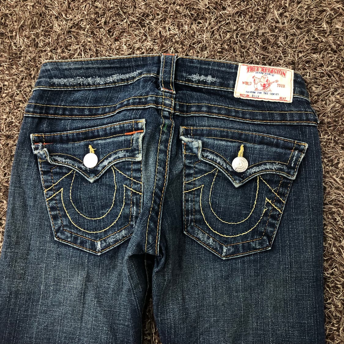 트루릴리전 Billy 빌리 워싱 디스 부츠컷 데님 팬츠 상품이미지5