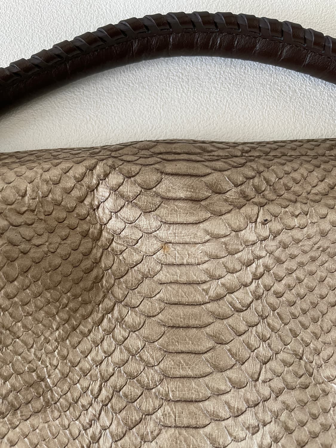 Pre owned 레더 토트 크로스백 상품이미지4