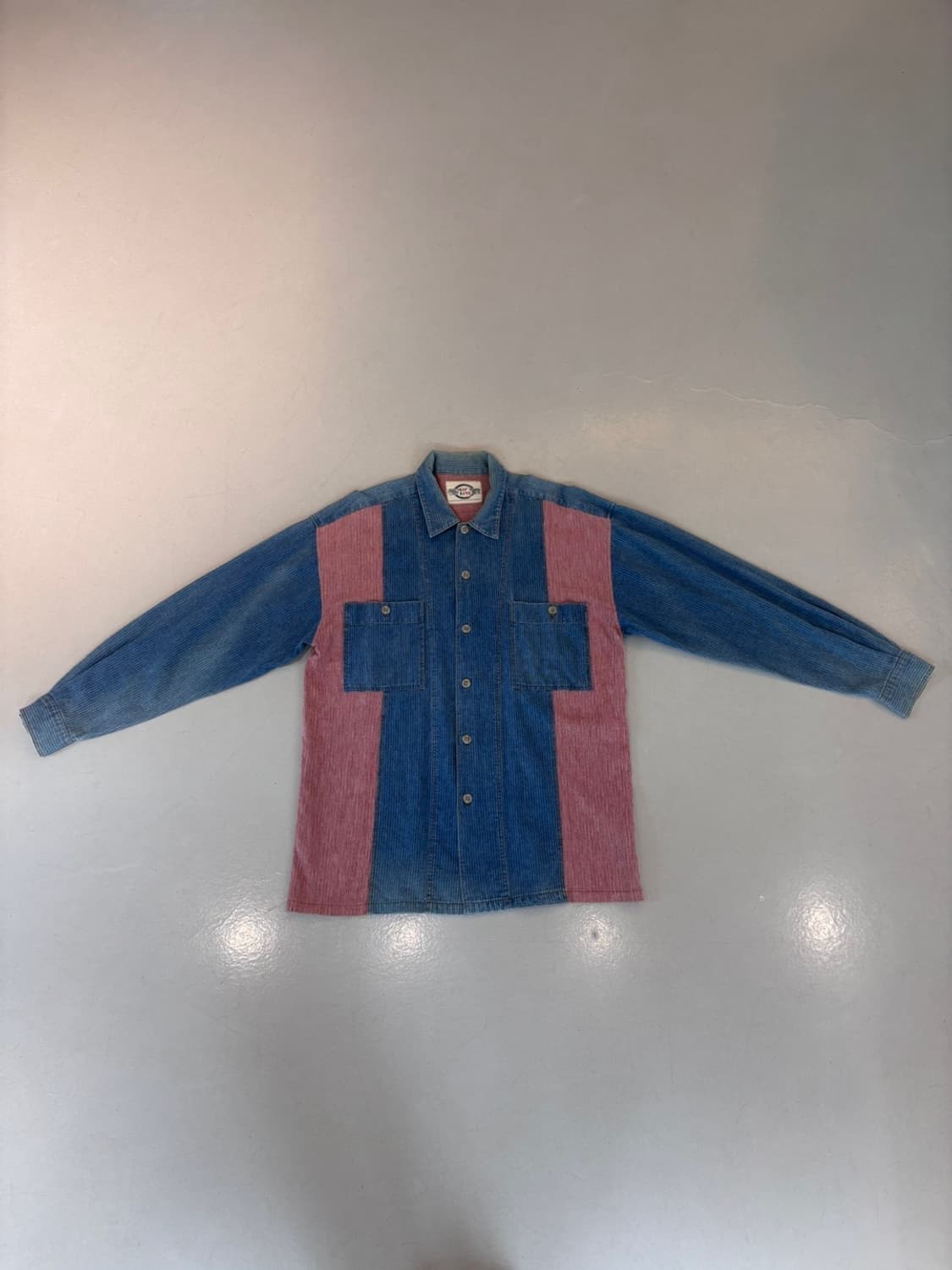 Vintage Slip Line Denim Shirt 상품이미지2