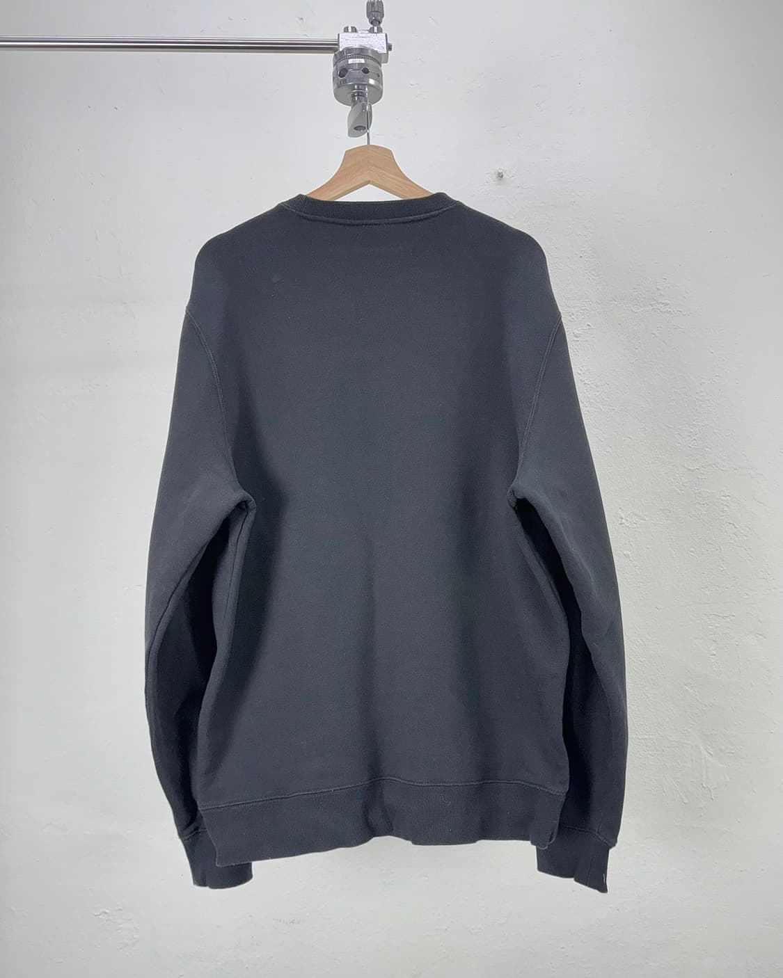 스투시 레터맨 크루넥 블랙 스웨트 셔츠 상품이미지6