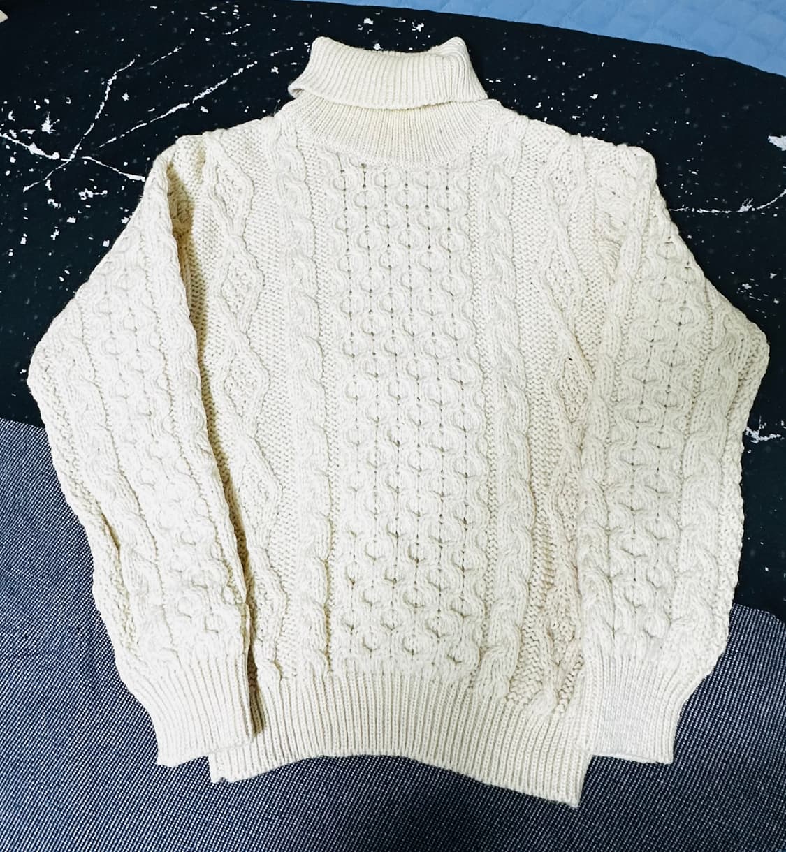 케리울른밀즈 아란 터틀넥(36, S사이즈) 상품이미지1